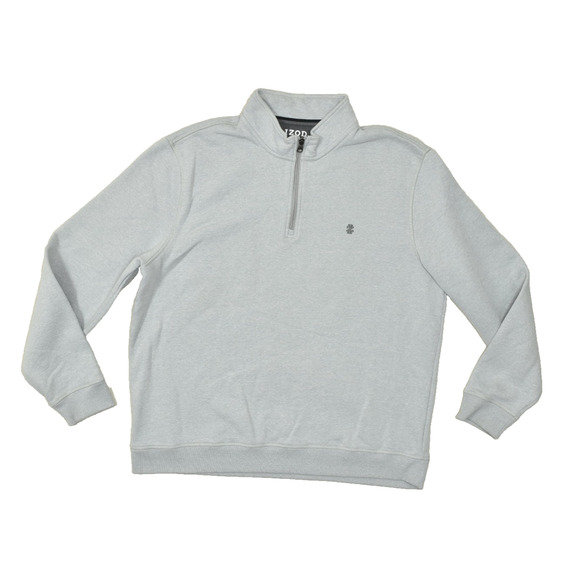 Izod Men's XXL Size Quarter-Zip Advantage Performance Pullover Sweater Cotton - Picture 1 of 8